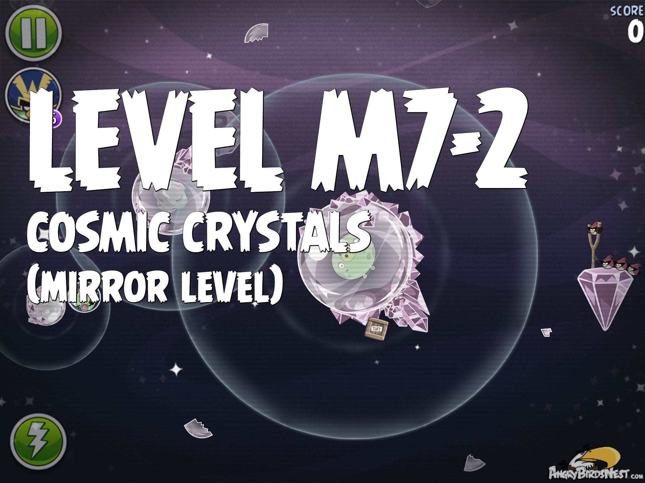 Angry Birds Space Cosmic Crystals Level M7-2