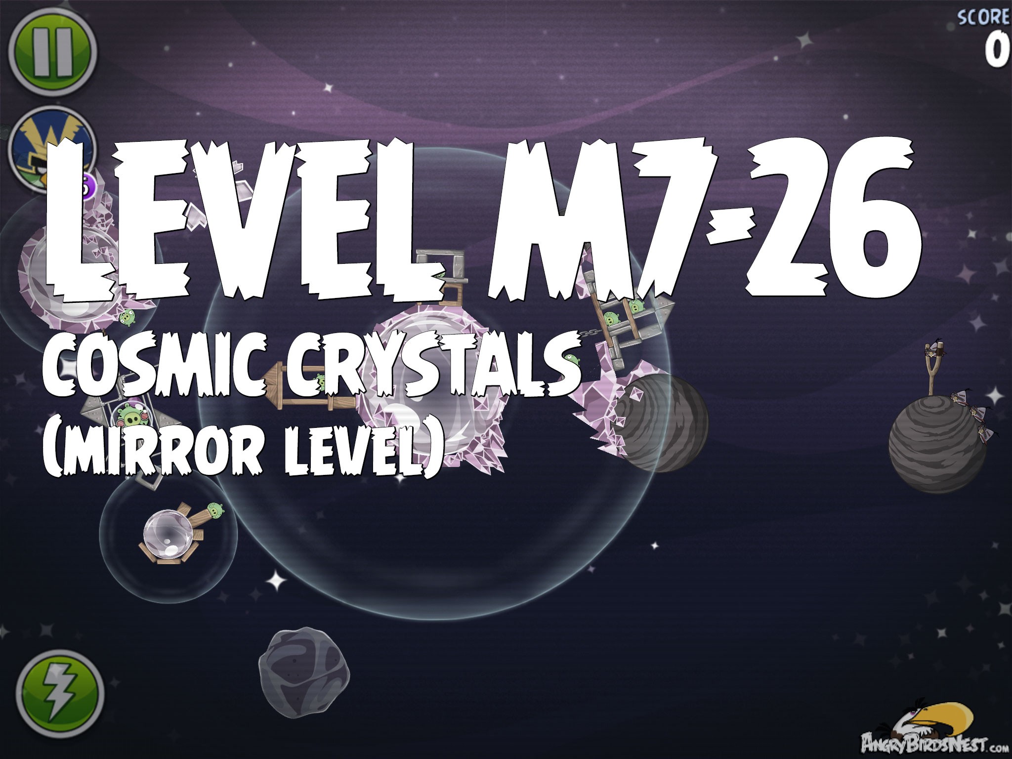 Angry Birds Space Cosmic Crystals Level M7-26