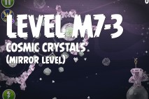 Angry Birds Space Cosmic Crystals Mirror Level M7-3 Walkthrough