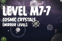 Angry Birds Space Cosmic Crystals Mirror Level M7-7 Walkthrough