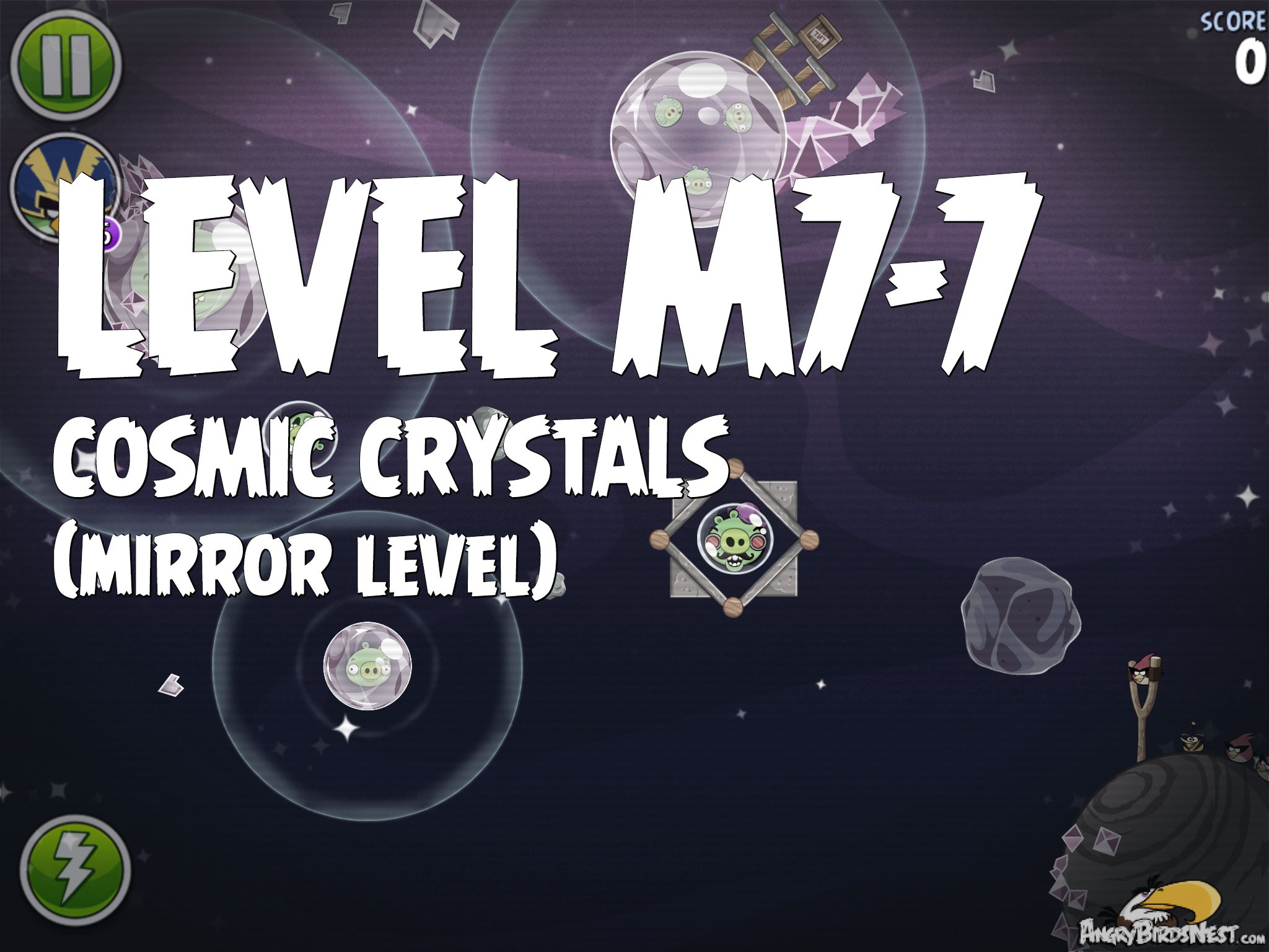 Angry Birds Space Cosmic Crystals Level M7-7