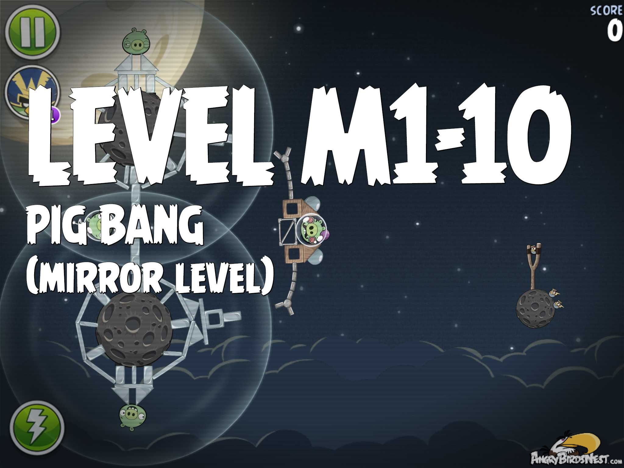 Angry Birds Space Pig Bang Level M1-10