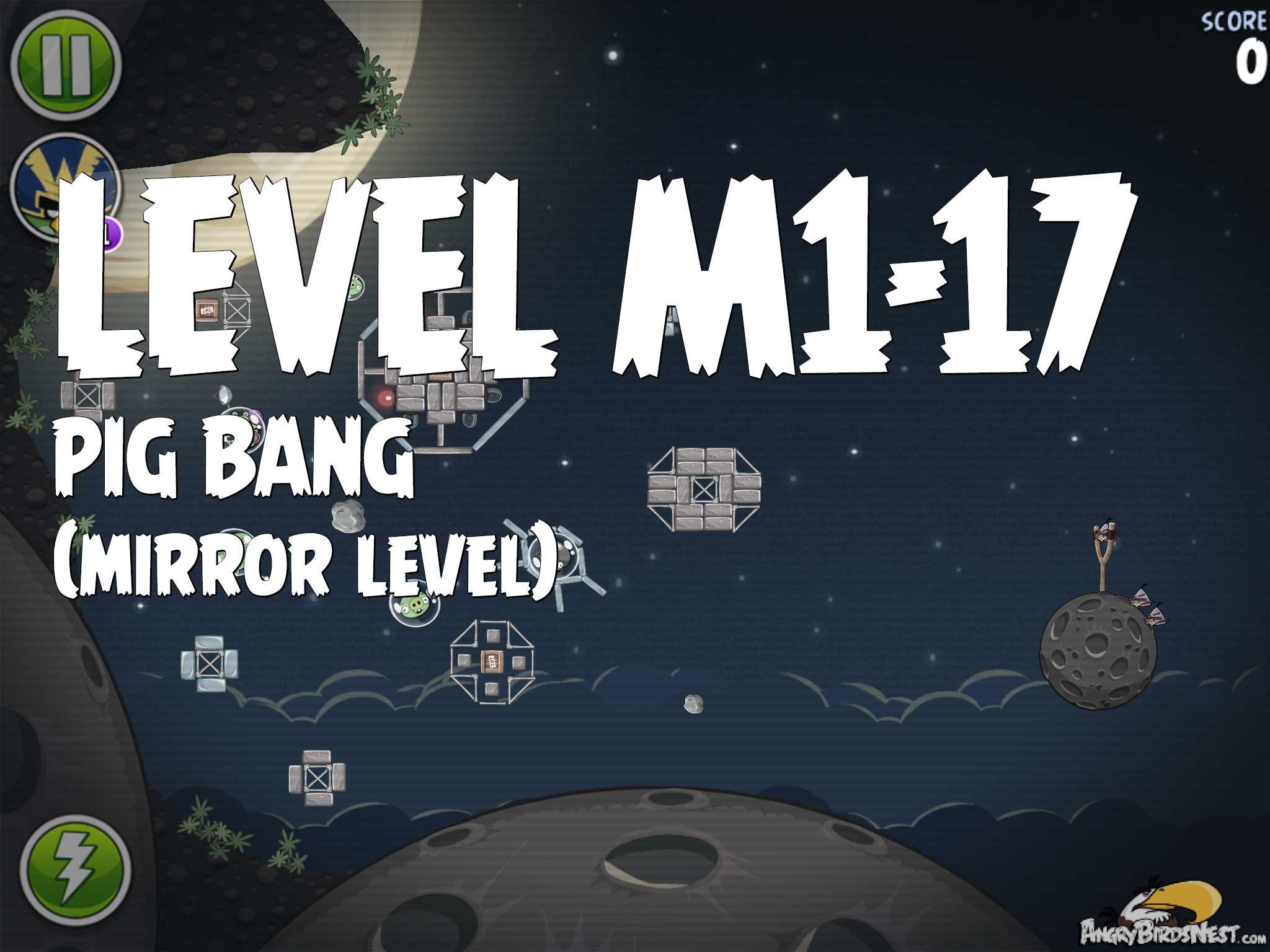 Angry Birds Space Pig Bang Level M1-17