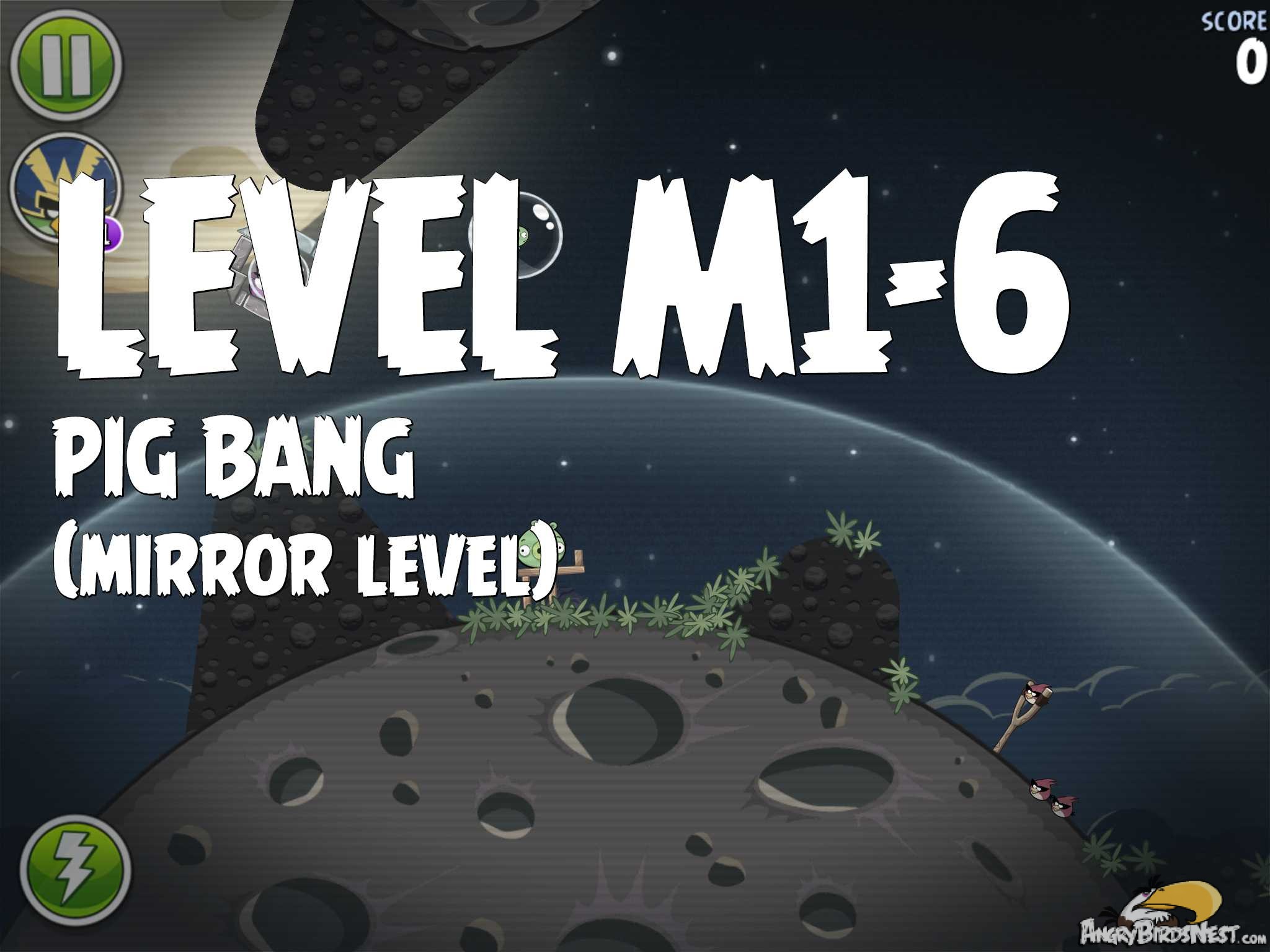 Angry Birds Space Pig Bang Level M1-6