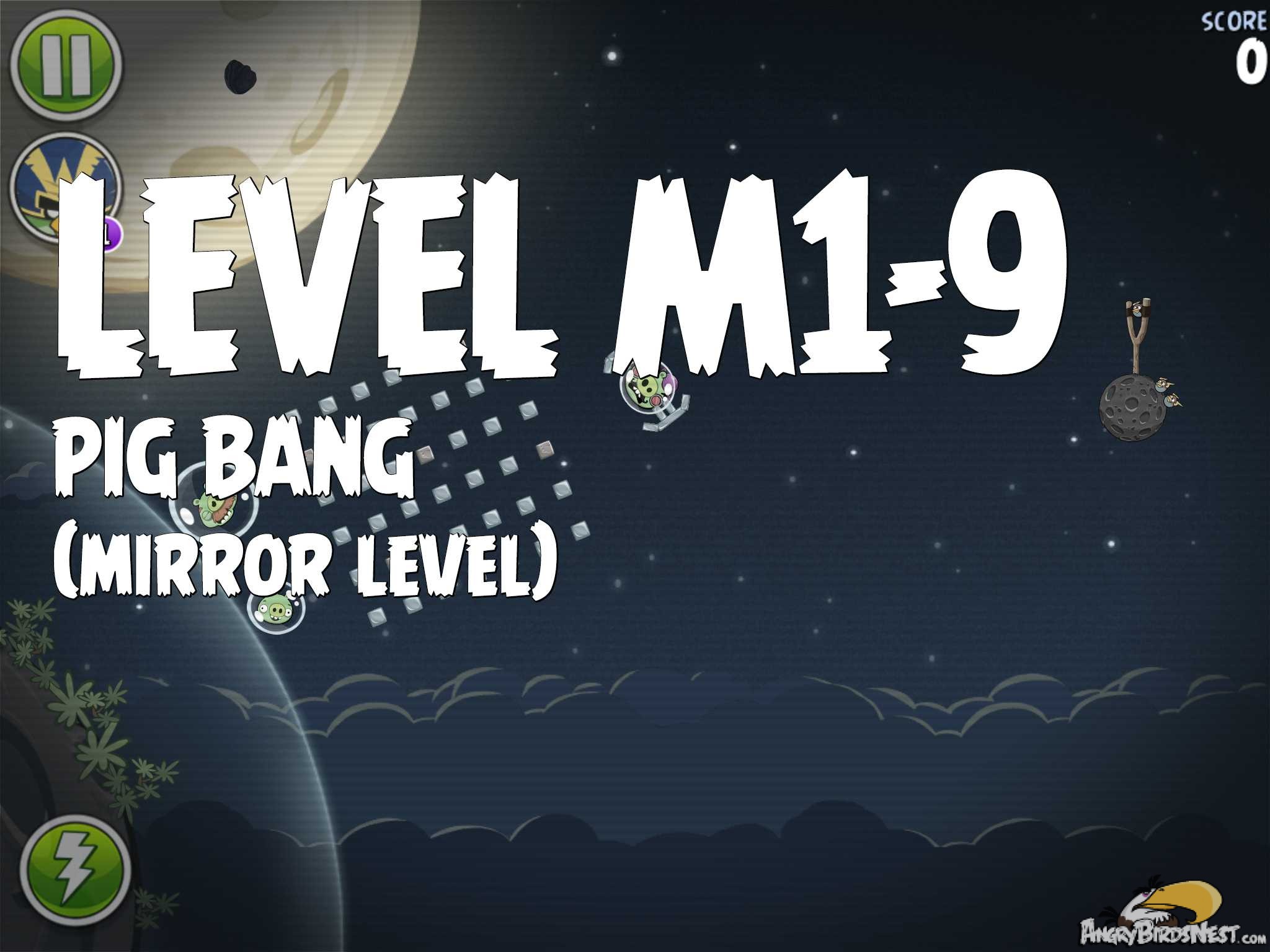 Angry Birds Space Pig Bang Level M1-9