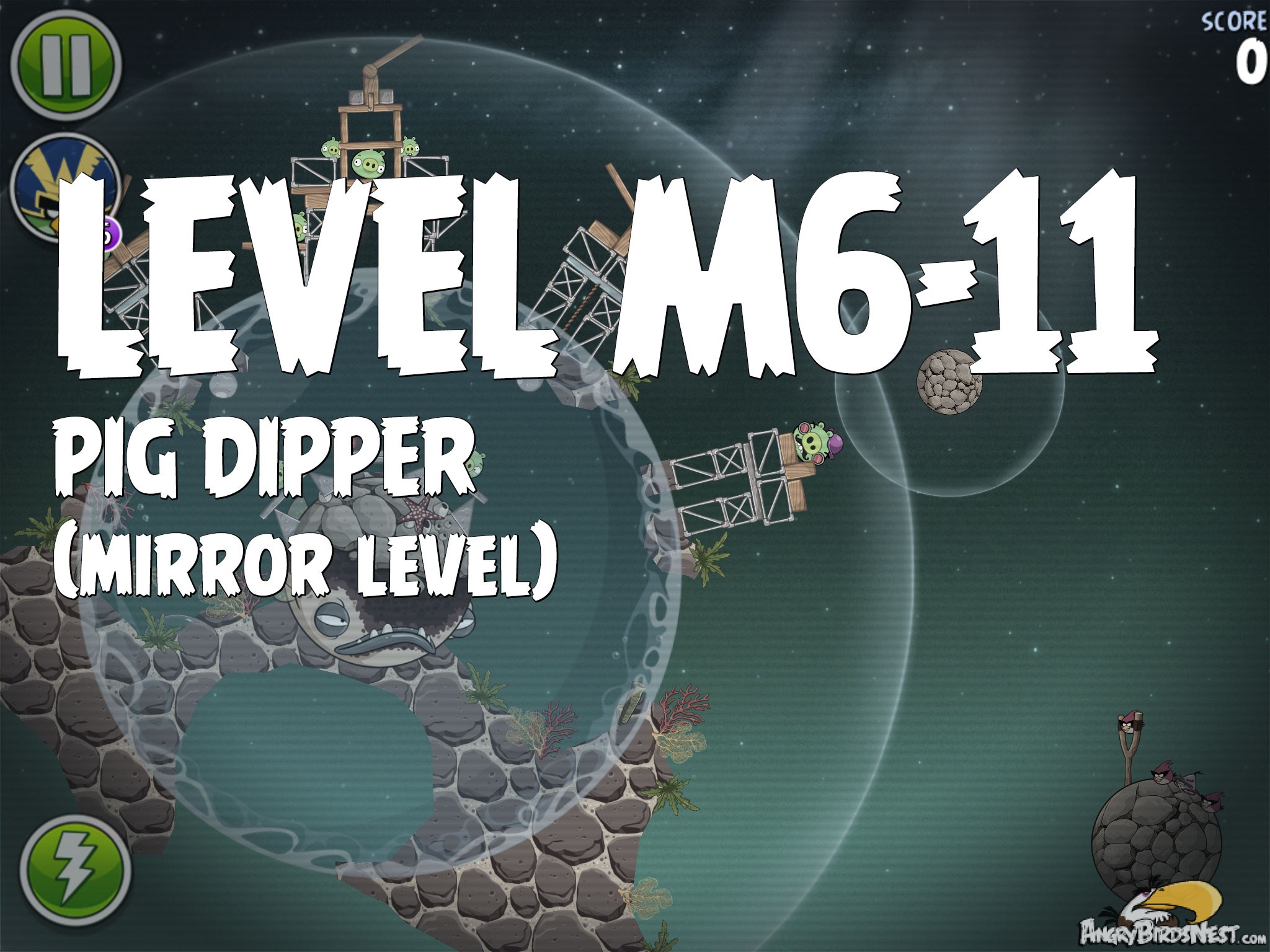 Angry Birds Space Pig Dipper Level M6-11