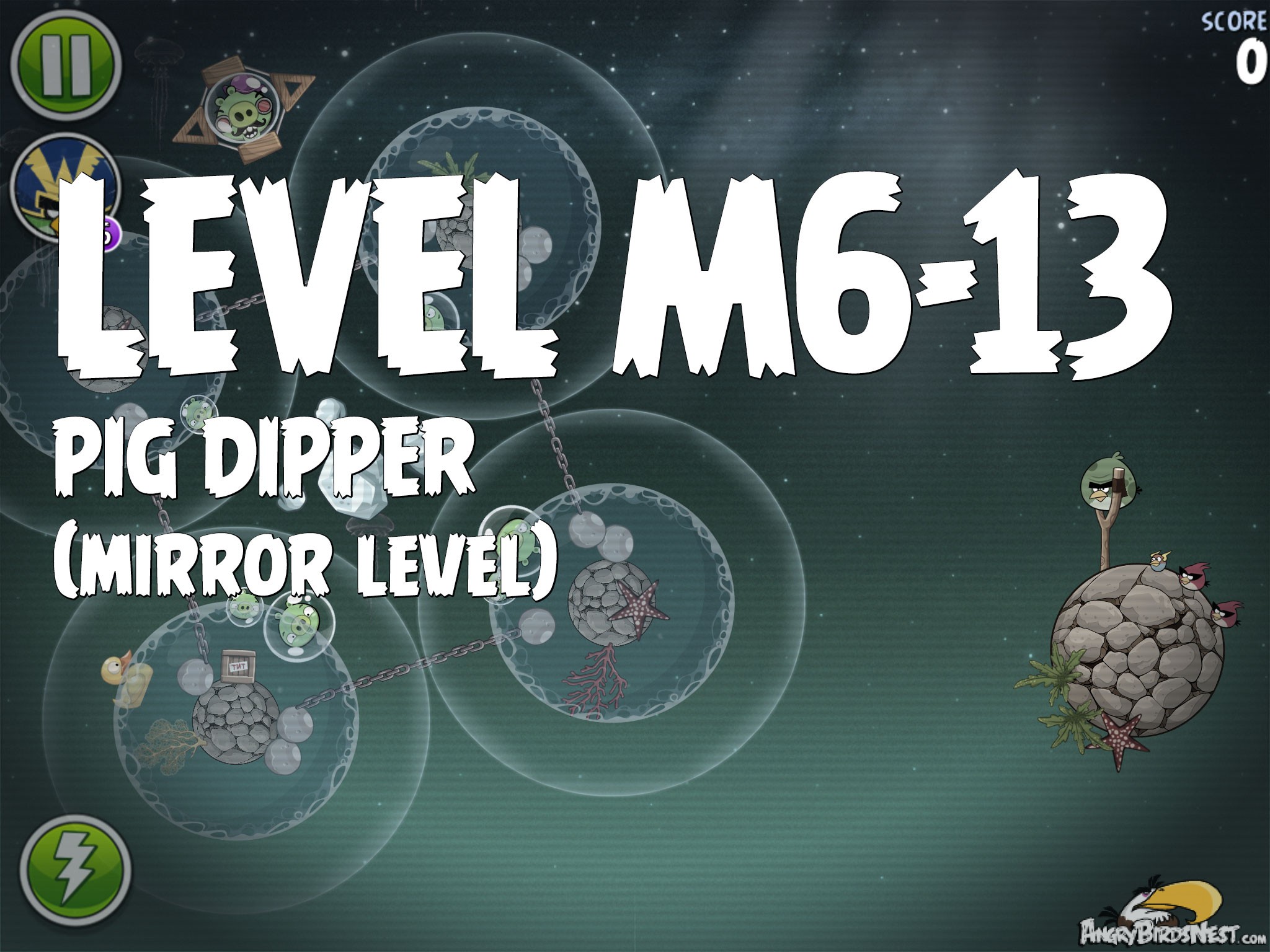 Angry Birds Space Pig Dipper Level M6-13