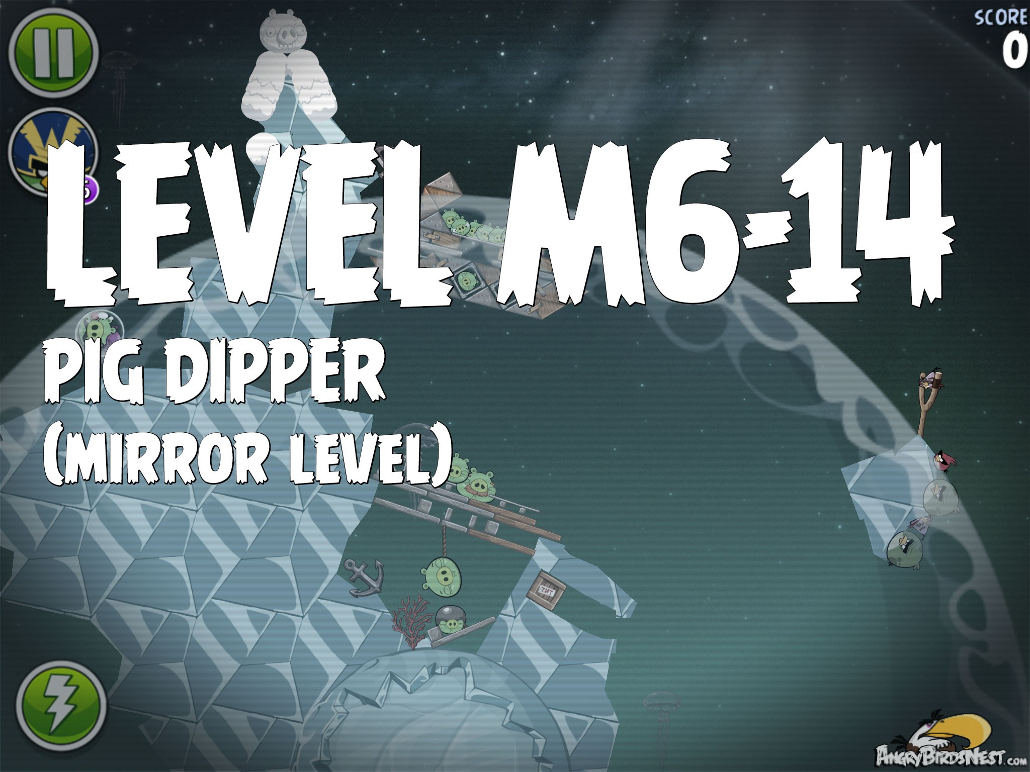 Angry Birds Space Pig Dipper Level M6-14