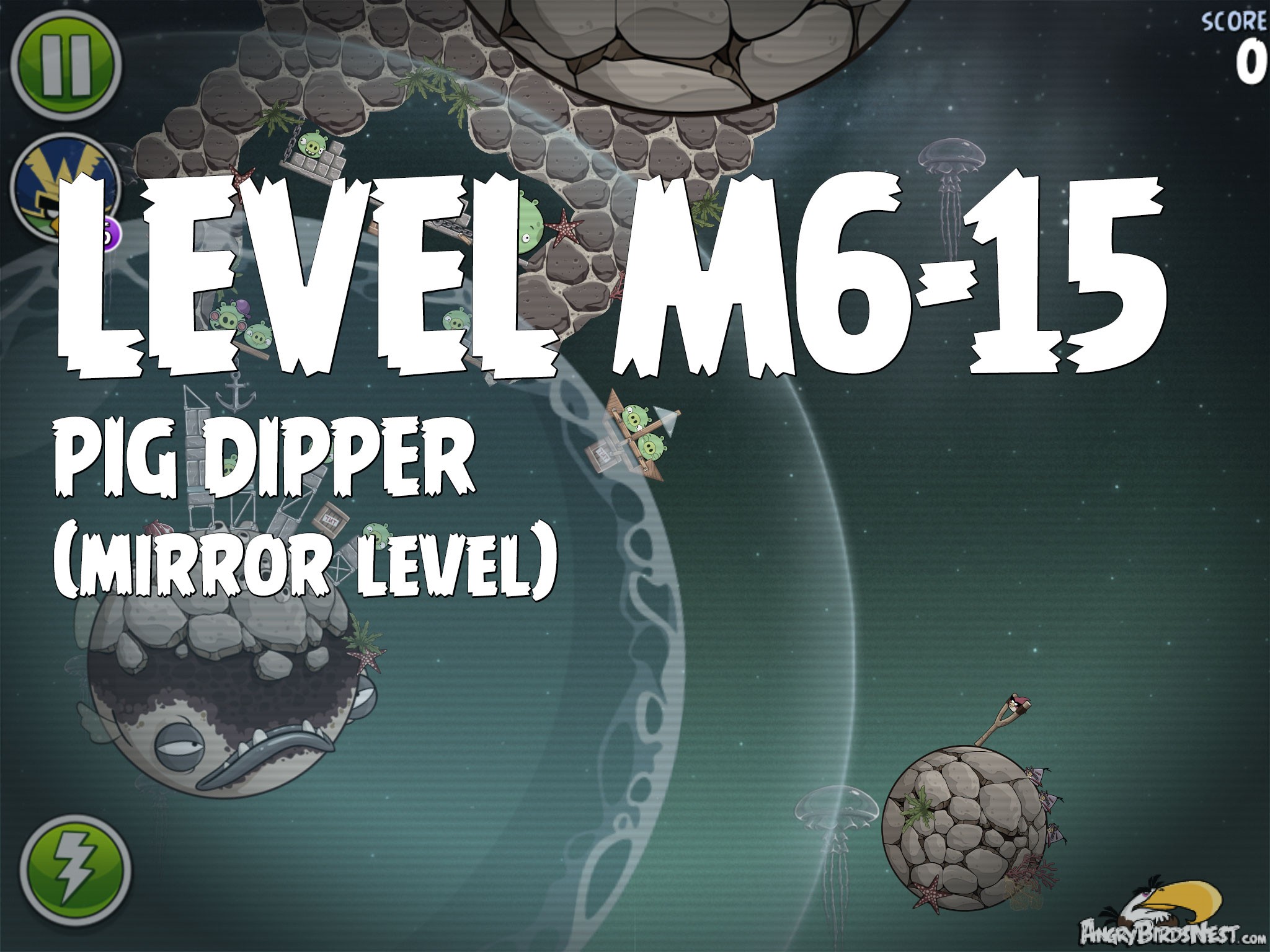 Angry Birds Space Pig Dipper Level M6-15