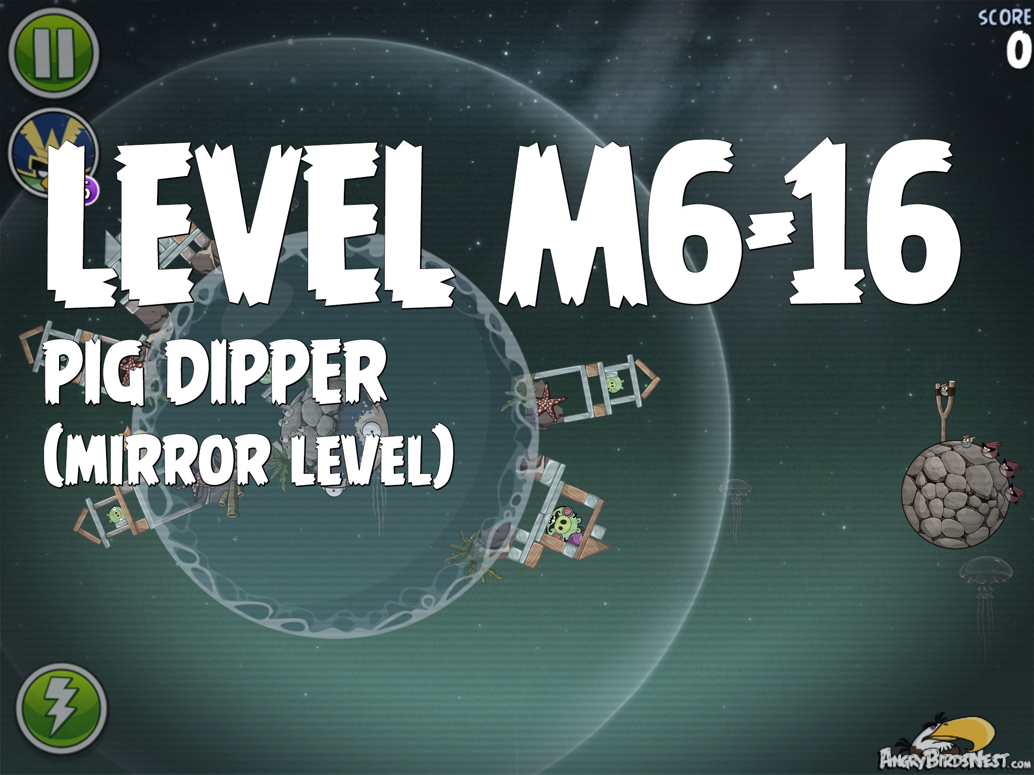 Angry Birds Space Pig Dipper Level M6-16