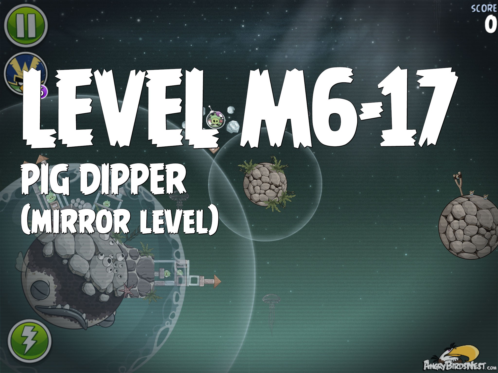 Angry Birds Space Pig Dipper Level M6-17