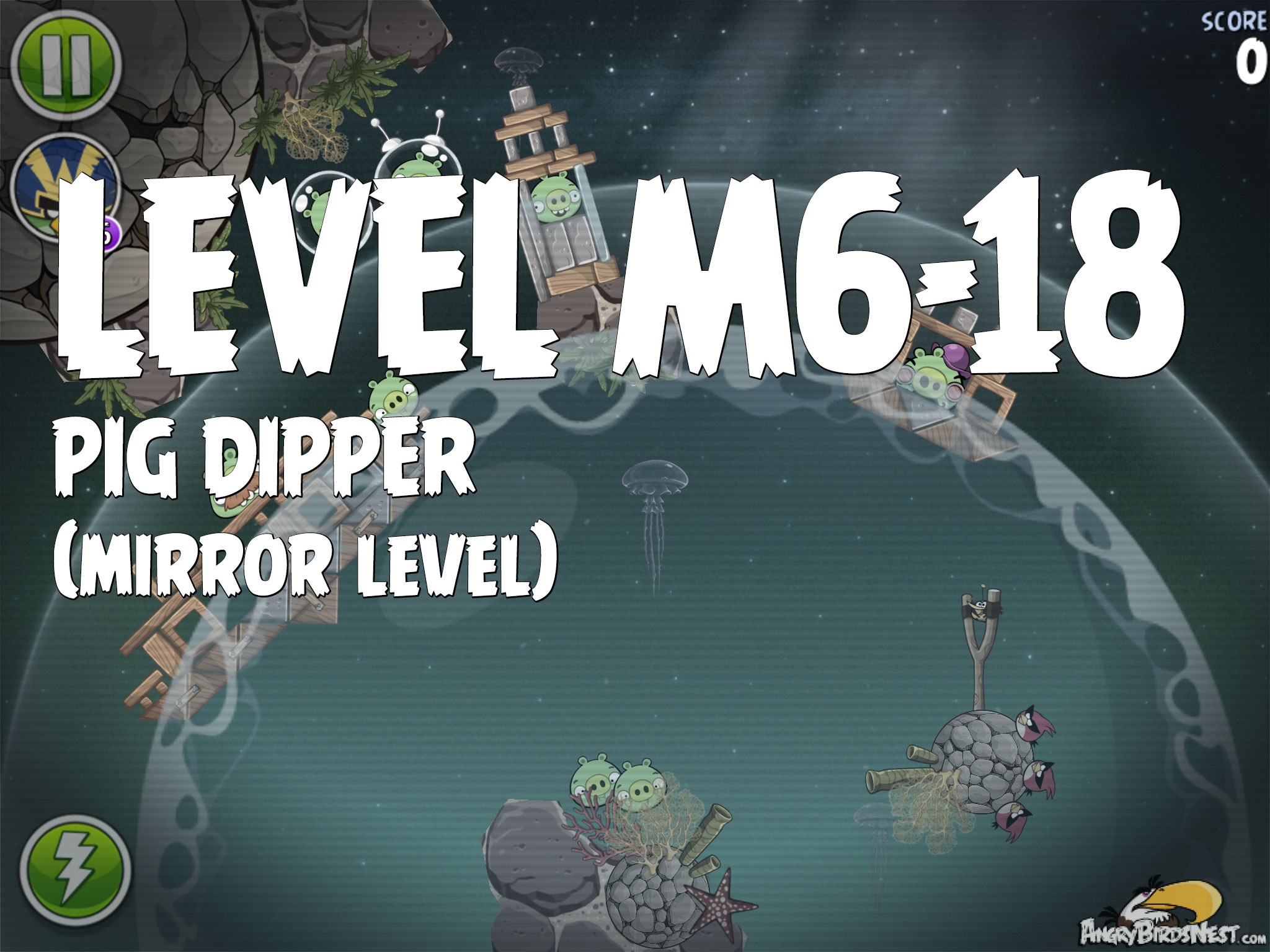 Angry Birds Space Pig Dipper Level M6-18