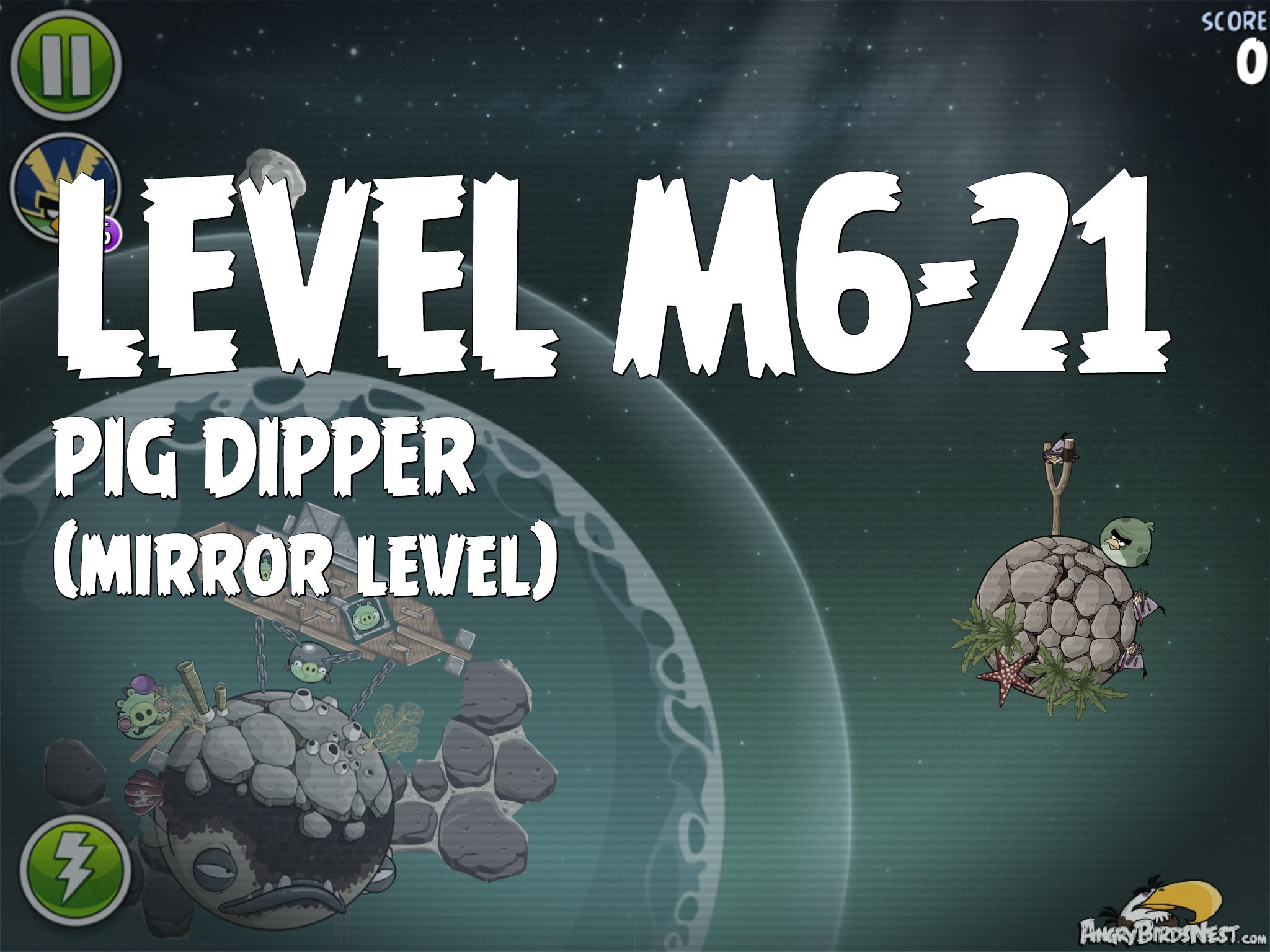 Angry Birds Space Pig Dipper Level M6-21