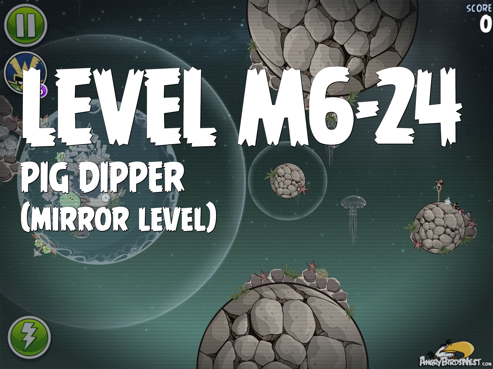 Angry Birds Space Pig Dipper Level M6-24