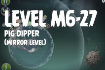 Angry Birds Space Pig Dipper Mirror Level M6-27 Walkthrough