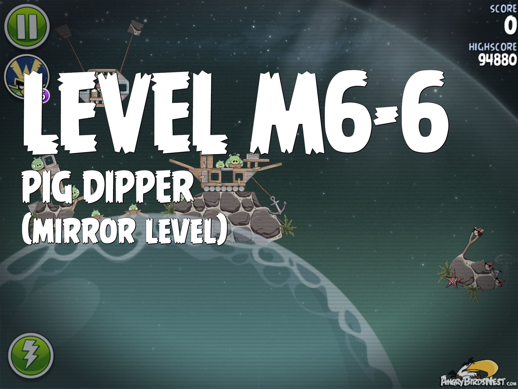 Angry Birds Space Pig Dipper Level M6-6