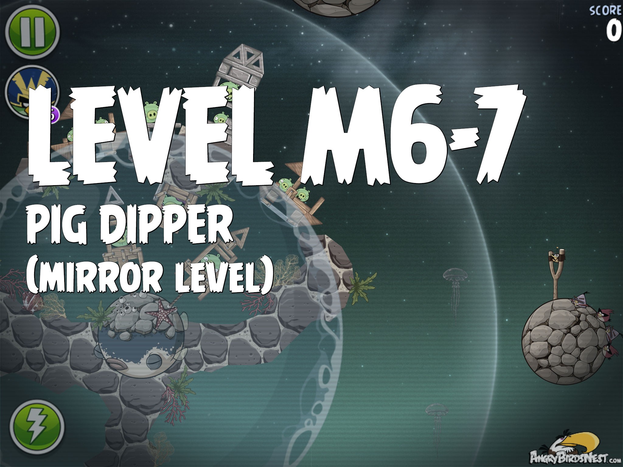 Angry Birds Space Pig Dipper Level M6-7