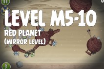 Angry Birds Space Red Planet Mirror Level M5-10 Walkthrough