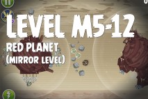 Angry Birds Space Red Planet Mirror Level M5-12 Walkthrough