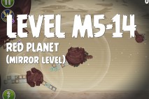 Angry Birds Space Red Planet Mirror Level M5-14 Walkthrough