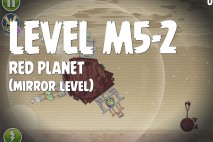Angry Birds Space Red Planet Mirror Level M5-2 Walkthrough