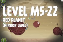 Angry Birds Space Red Planet Mirror Level M5-22 Walkthrough