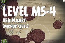 Angry Birds Space Red Planet Mirror Level M5-4 Walkthrough