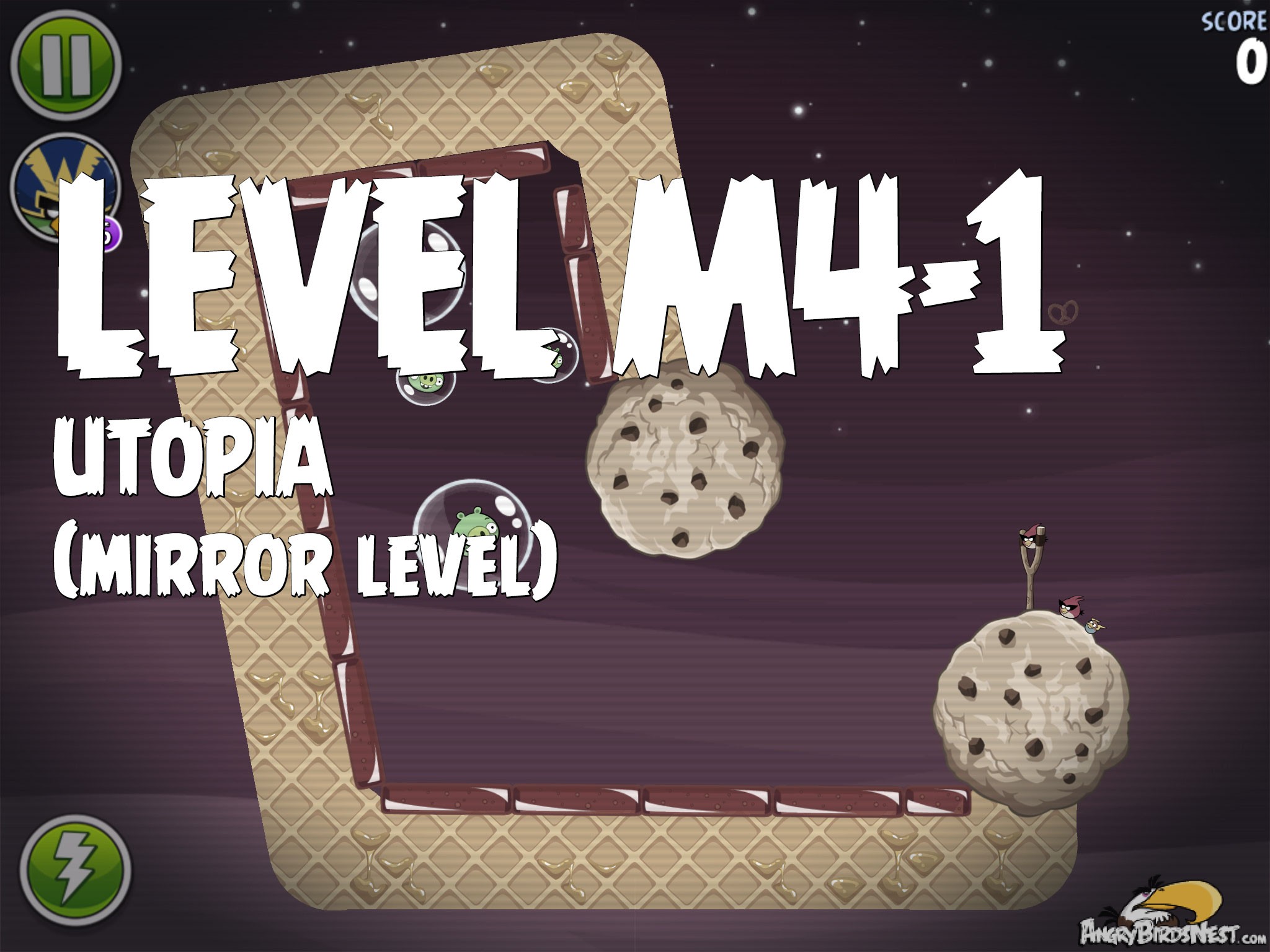 Angry Birds Space Utopia Level M4-1