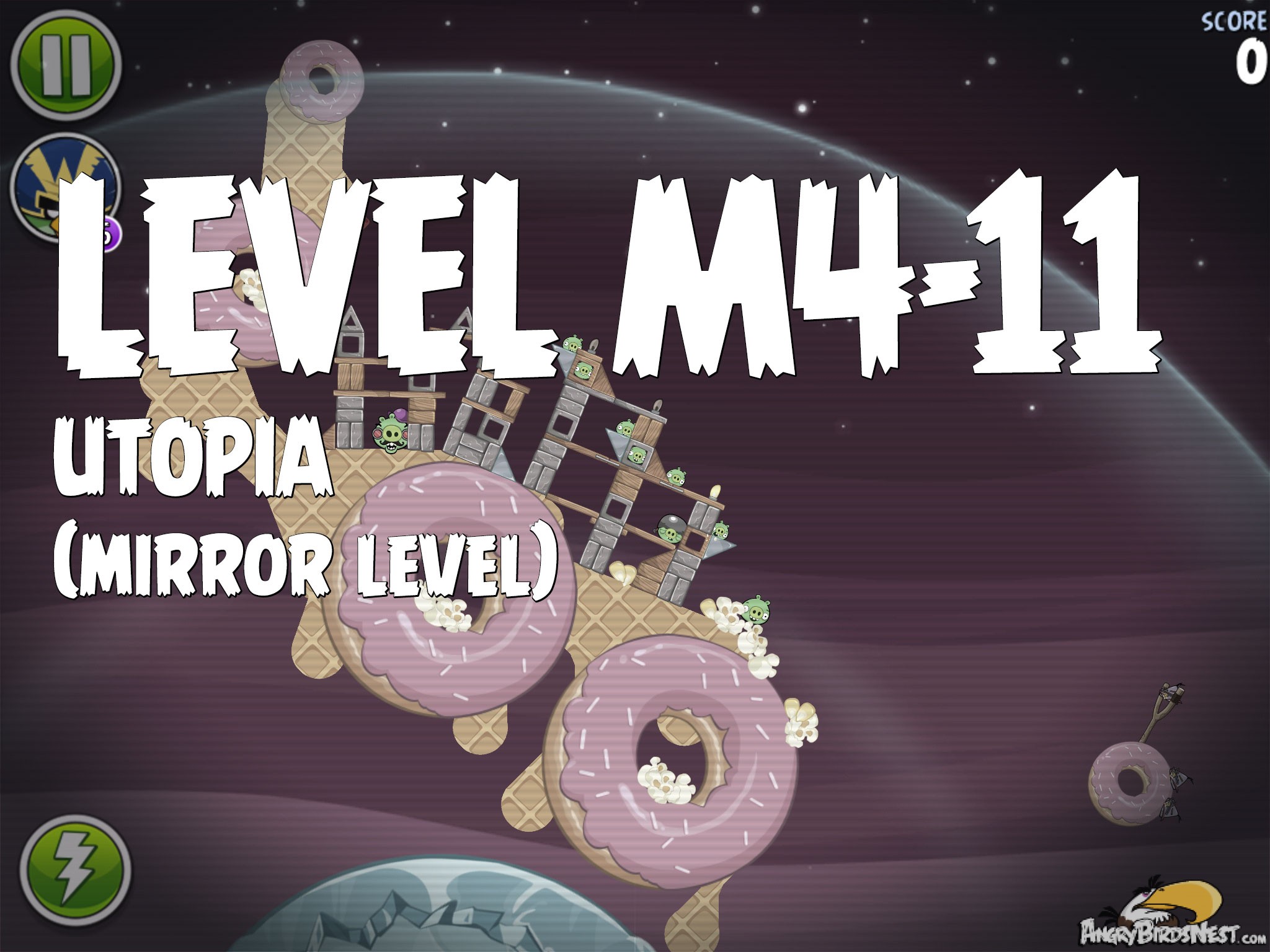 Angry Birds Space Utopia Level M4-11