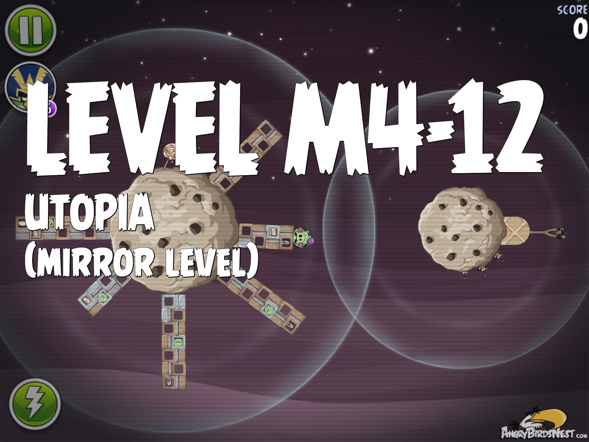 Angry Birds Space Utopia Level M4-12
