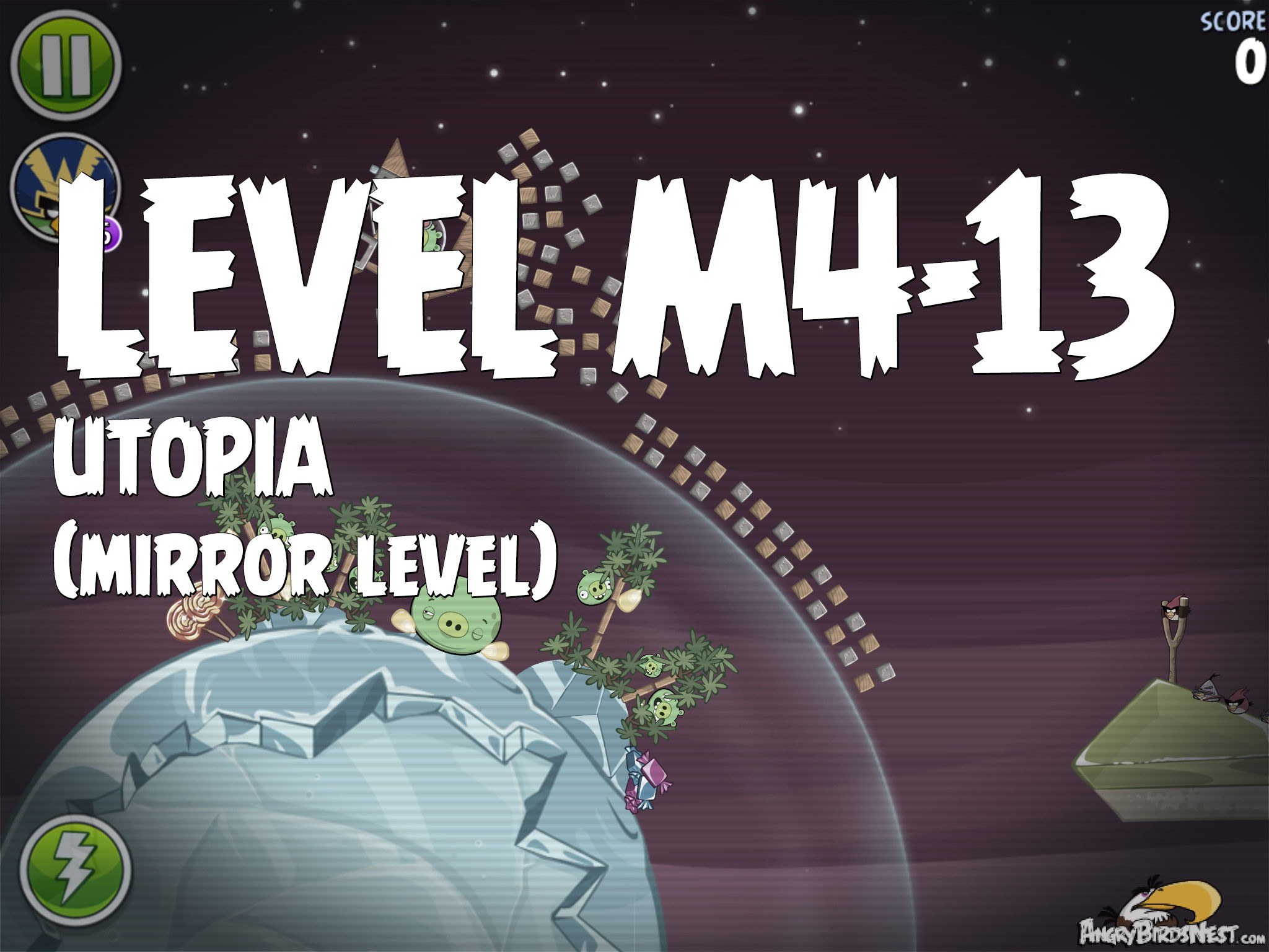 Angry Birds Space Utopia Level M4-13