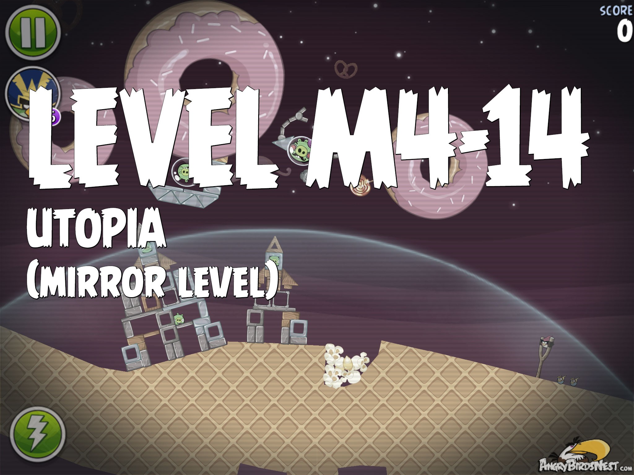 Angry Birds Space Utopia Level M4-14