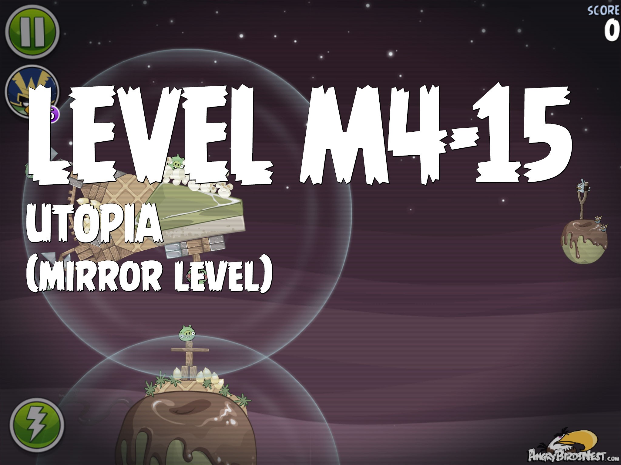 Angry Birds Space Utopia Level M4-15
