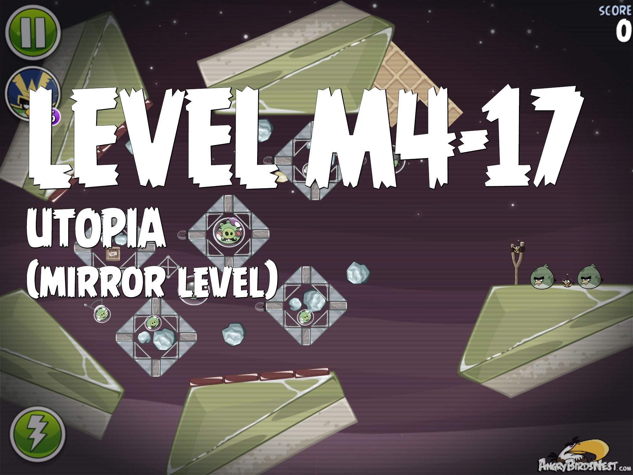 Angry Birds Space Utopia Level M4-17