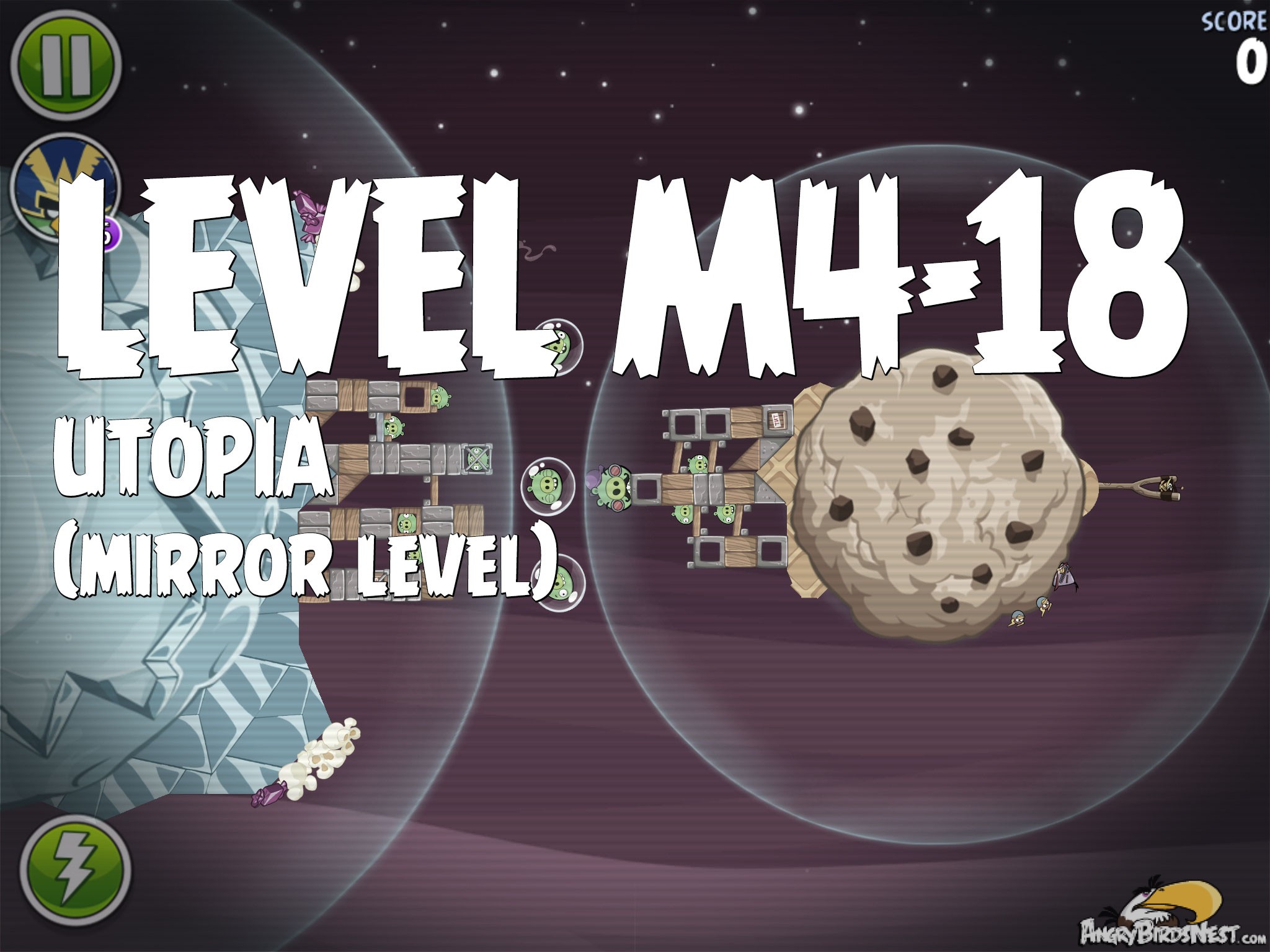 Angry Birds Space Utopia Level M4-18