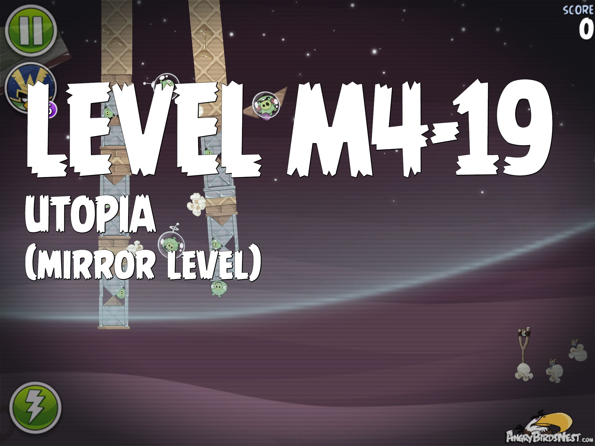 Angry Birds Space Utopia Level M4-19