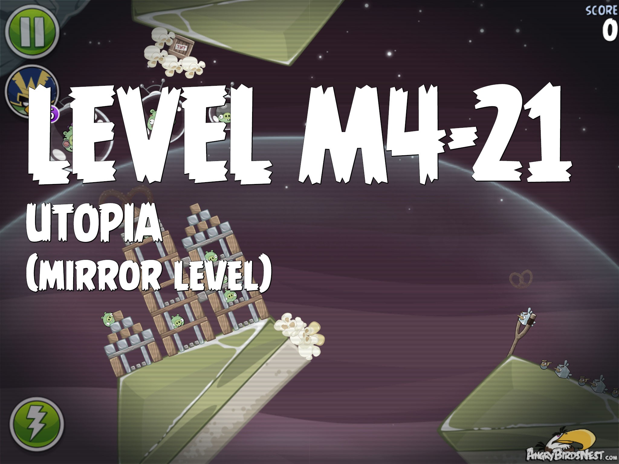 Angry Birds Space Utopia Level M4-21