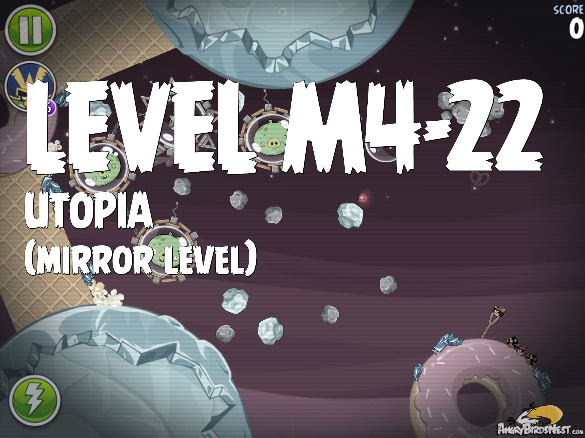 Angry Birds Space Utopia Level M4-22