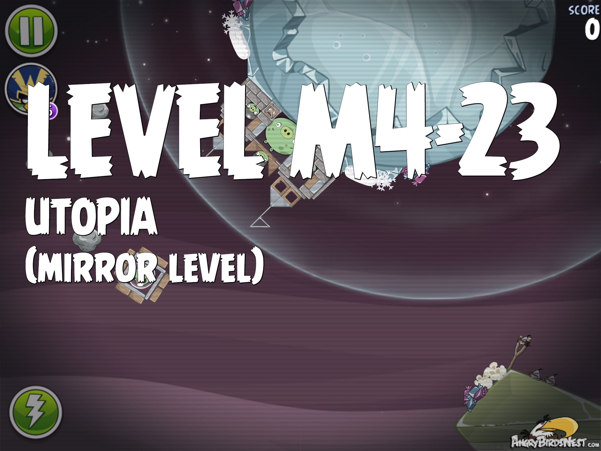 Angry Birds Space Utopia Level M4-23