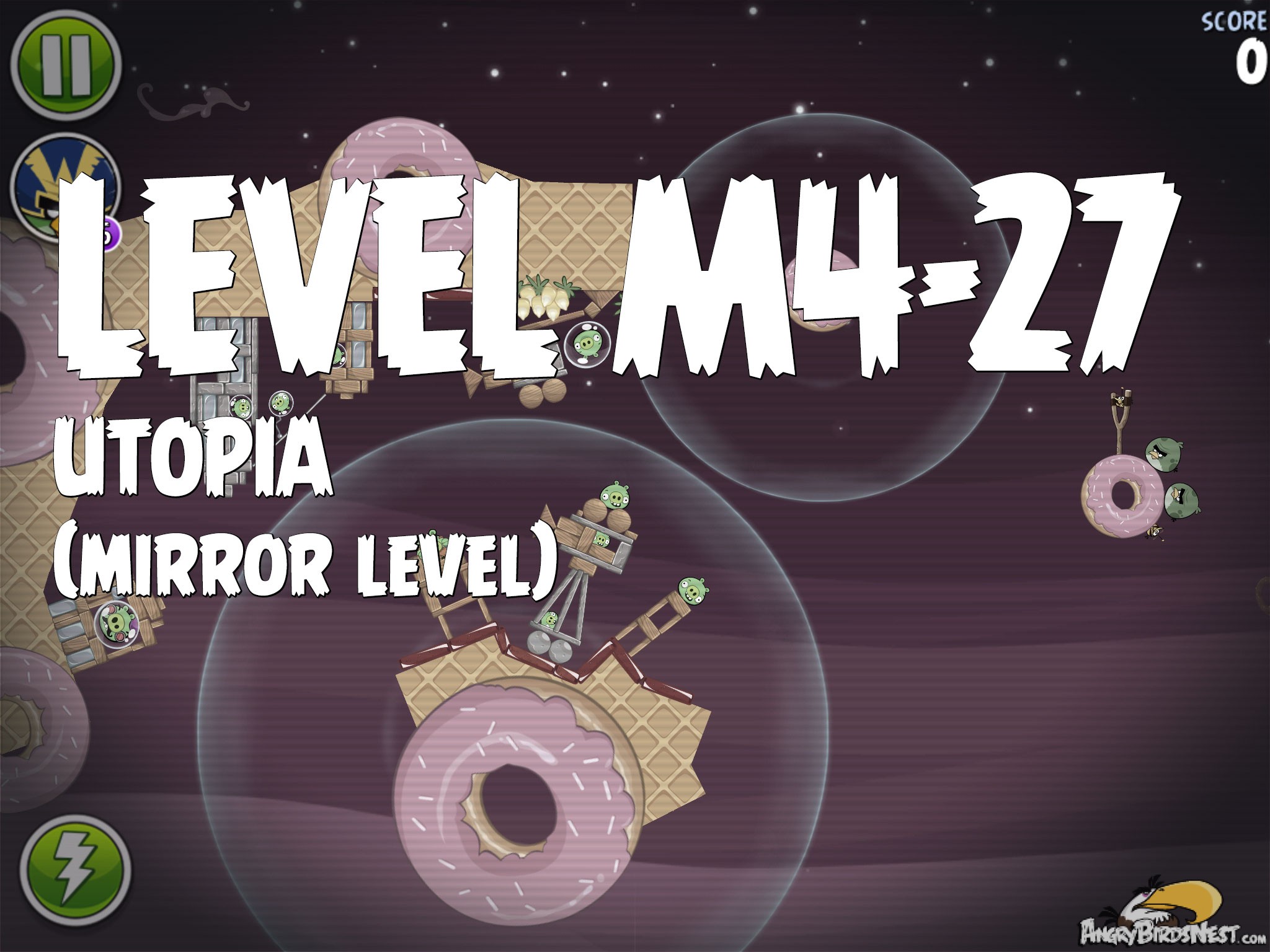 Angry Birds Space Utopia Level M4-27