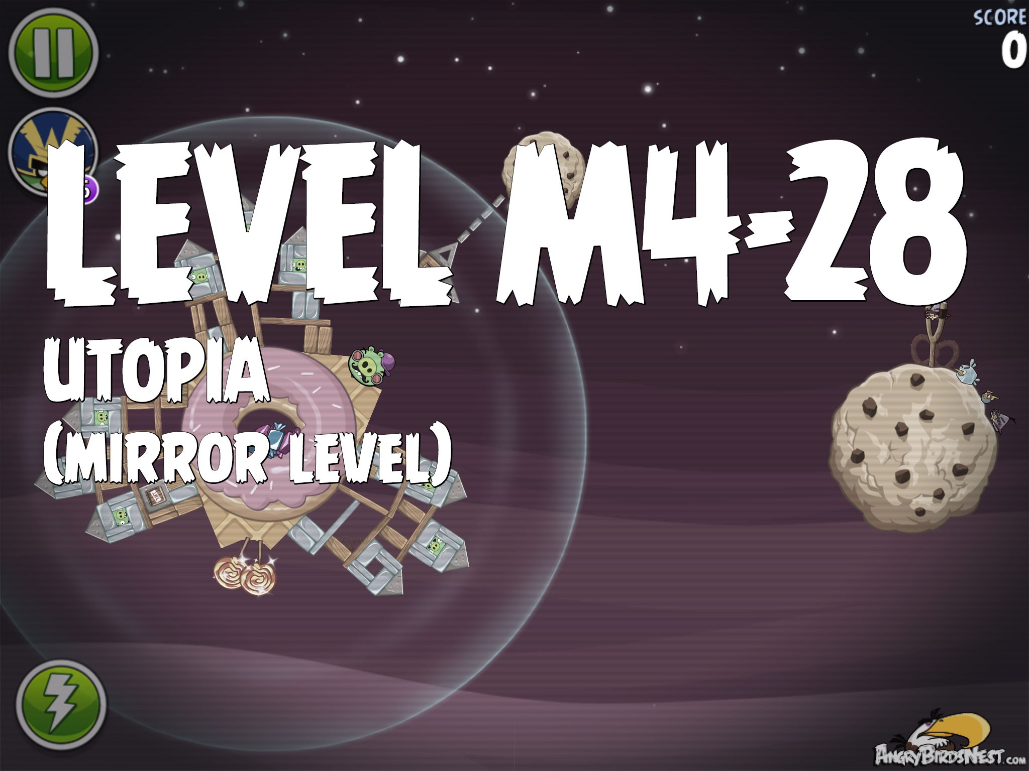 Angry Birds Space Utopia Level M4-28