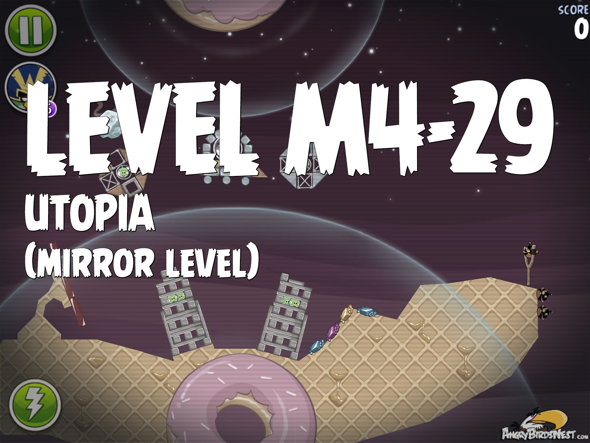 Angry Birds Space Utopia Level M4-29