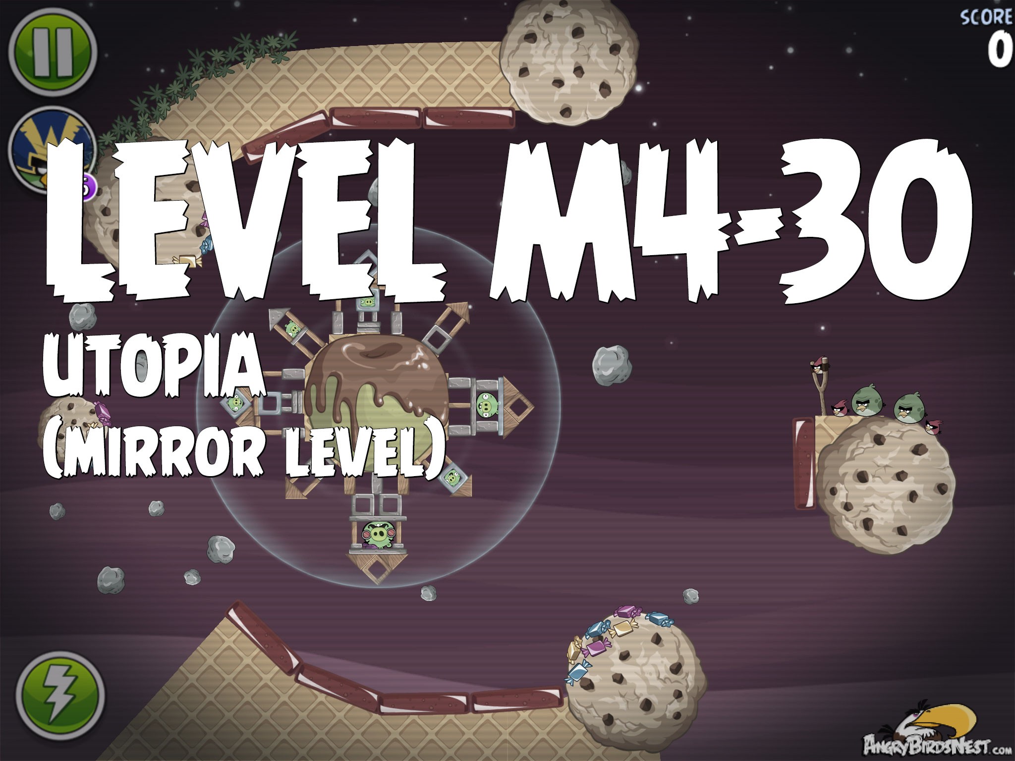 Angry Birds Space Utopia Level M4-30