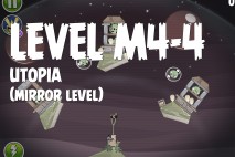 Angry Birds Space Utopia Mirror Level M4-4 Walkthrough