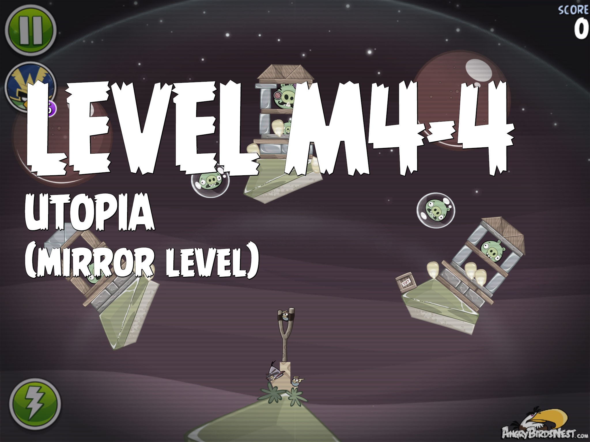 Angry Birds Space Utopia Level M4-4