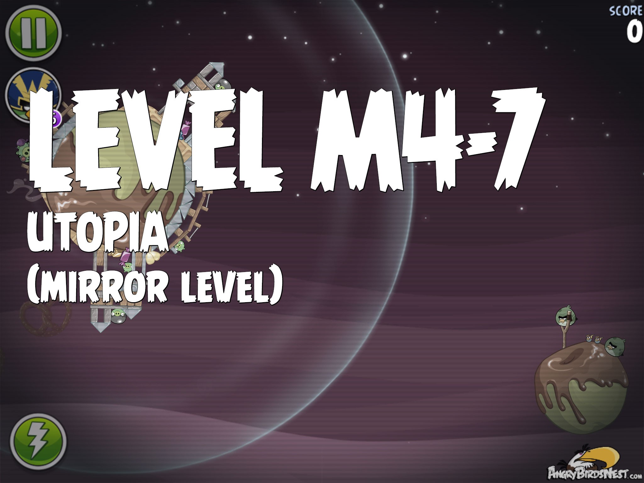 Angry Birds Space Utopia Level M4-7