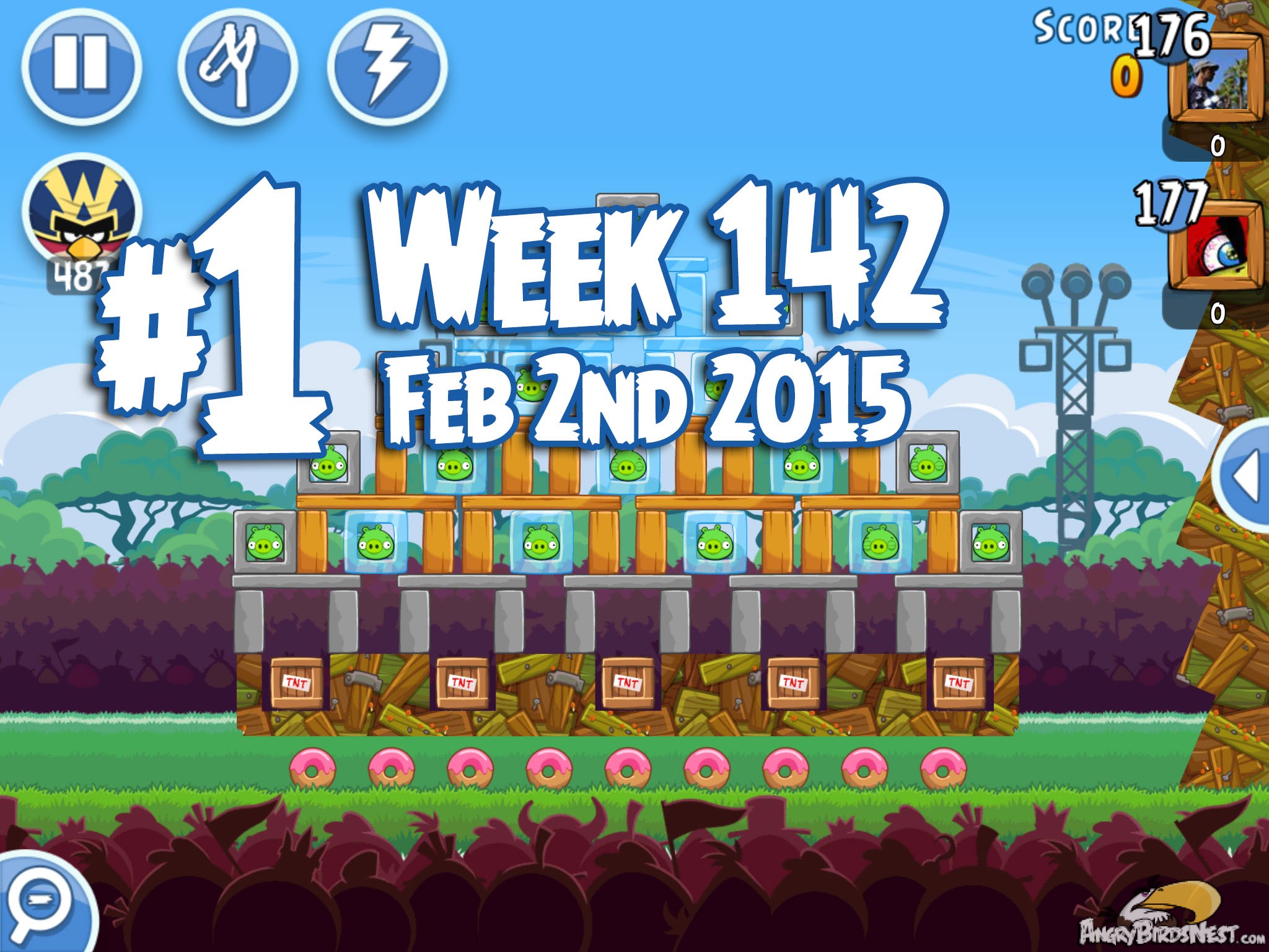Angry Birds Friends Tournament Week 142 Level 1