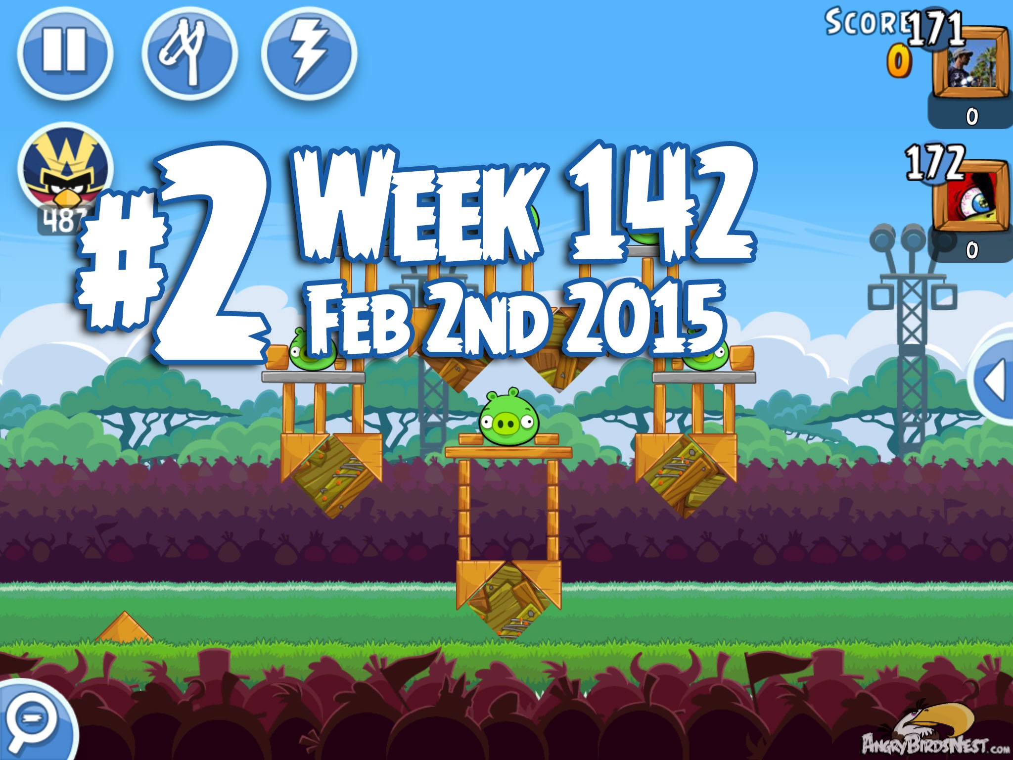 Angry Birds Friends Tournament Week 142 Level 2