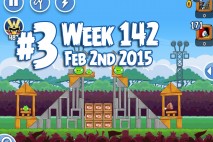 Angry Birds Friends Tournament Level 3 Week 142 Walkthrough | Feb 2nd 2015