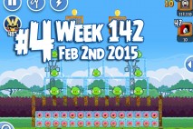 Angry Birds Friends Tournament Level 4 Week 142 Walkthrough | Feb 2nd 2015